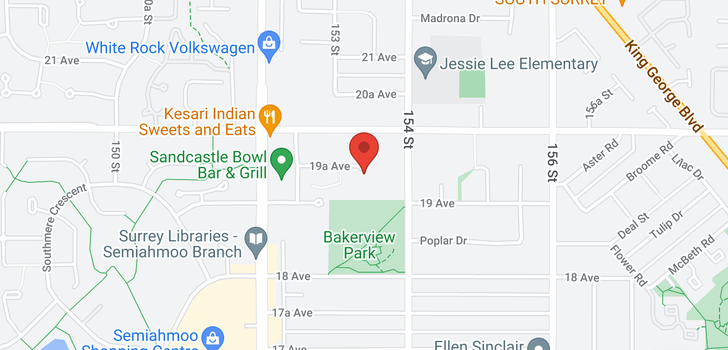 map of 109 15340 19A AVENUE